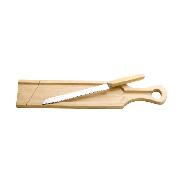 Dřevěné prkénko s nožem Premier Housewares Bread Duo