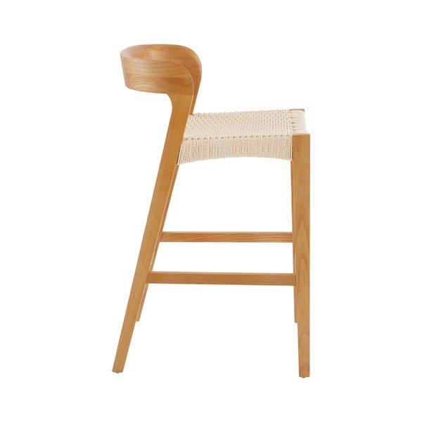 Looduslikust värvi jalakaspuidust baaritool (istme kõrgus 65 cm) Vikdalen - Jotex-image-3