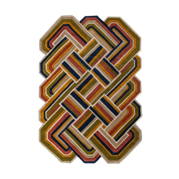 Käsitsi kootud villane vaip 160x230 cm Lattice Shaped - Flair Rugs