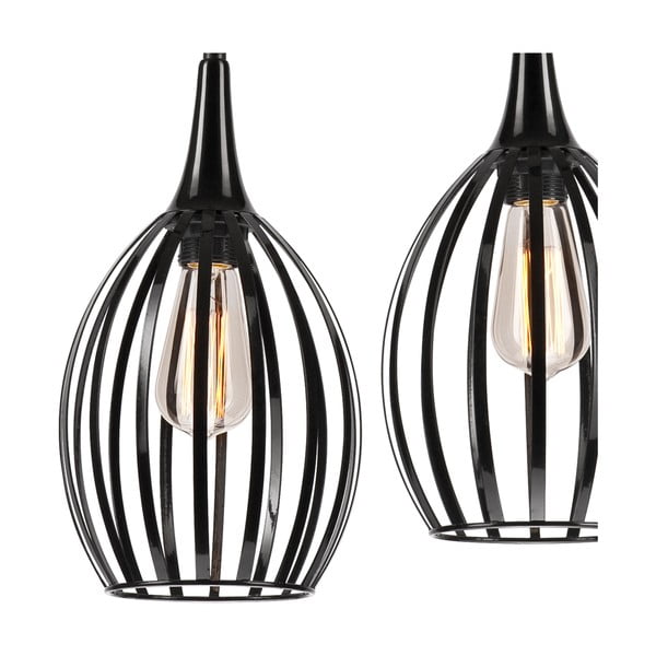 Must rippvalgusti ø 17,5 cm Vincent - LAMKUR-image-4