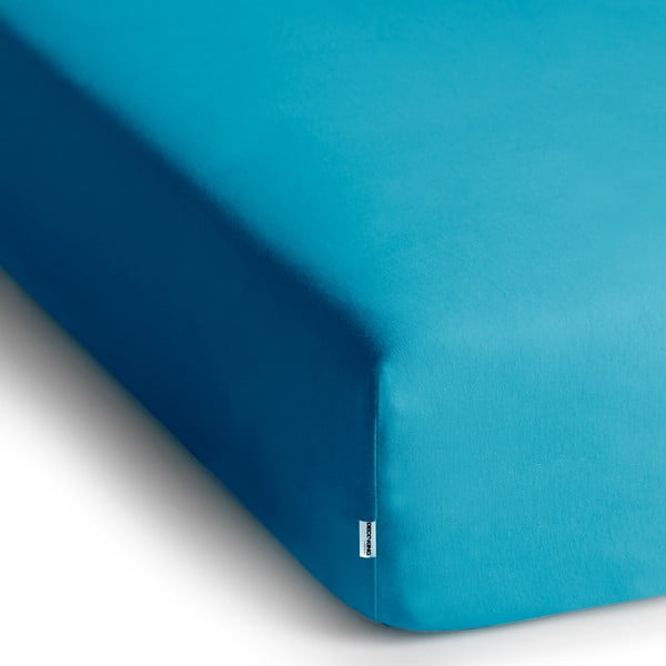 Sinine trikotaažist kummiga lina 90x200 cm Amber - Restilo-image-2