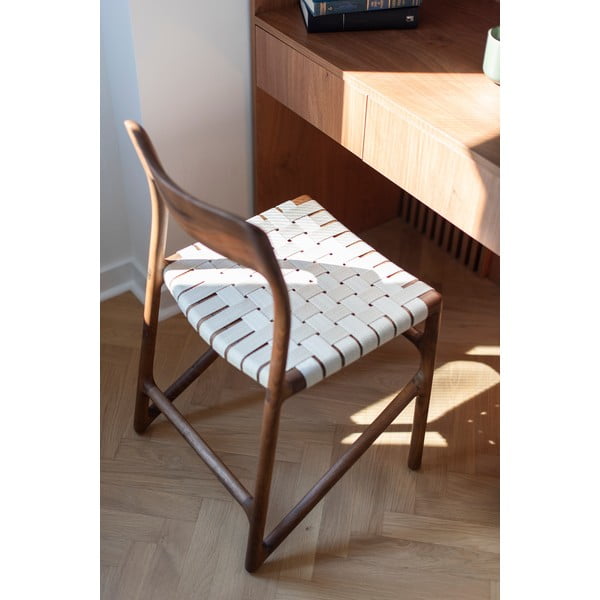 Pruun-kreem söögitool Fawn - Gazzda-image-2