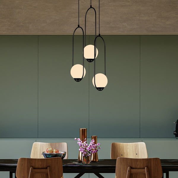 Must rippvalgusti , kõrgus 146 cm Arch - Squid Lighting-image-3