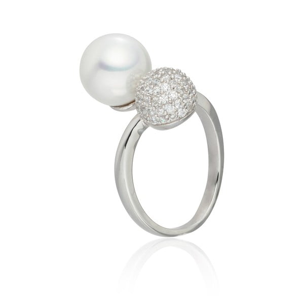 Perlový prsten Pearls of London Queen, vel. 60-image-2
