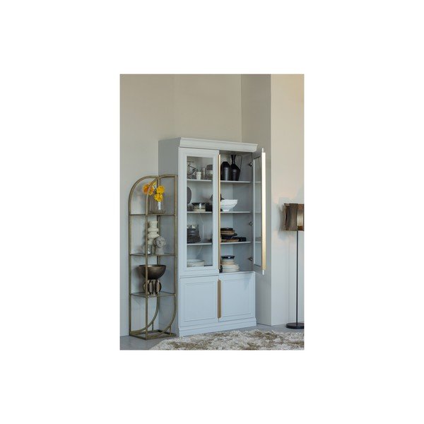 Helehall männipuidust vitriinkapp 110x215 cm Organize - WOOOD-image-1