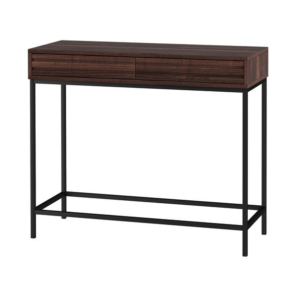 Tumepruun konsoollaud 35x90 cm Celine - Støraa-image-3