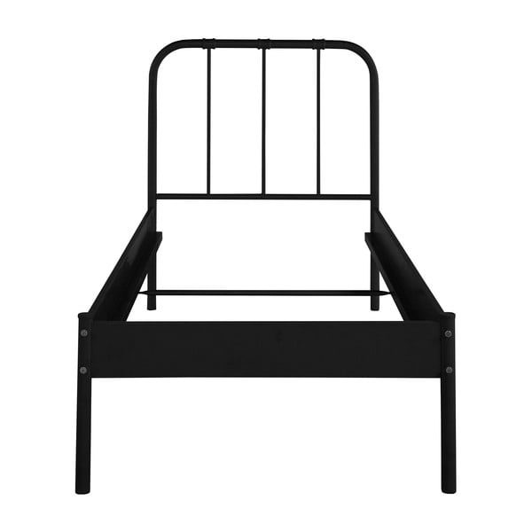 Must üheinimesevoodi 90x200 cm Aaron - Støraa-image-2