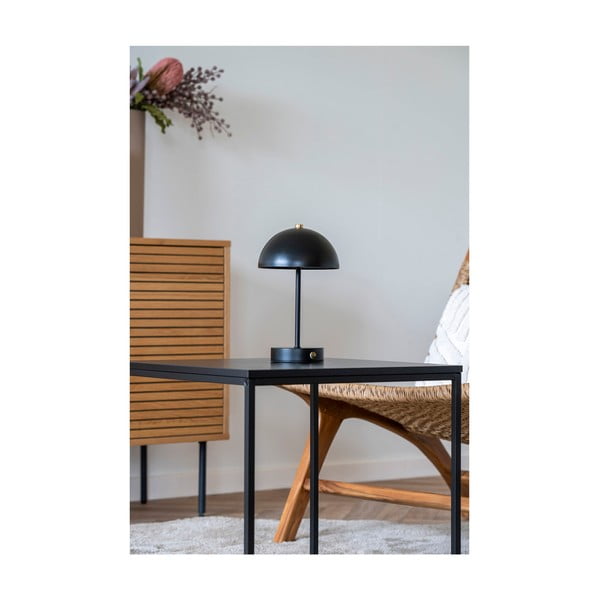 Must läikiv LED laualamp (kõrgus 25 cm) Holt - House Nordic-image-1