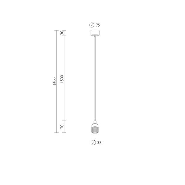 Toitejuhe 160 cm - Sotto Luce-image-1