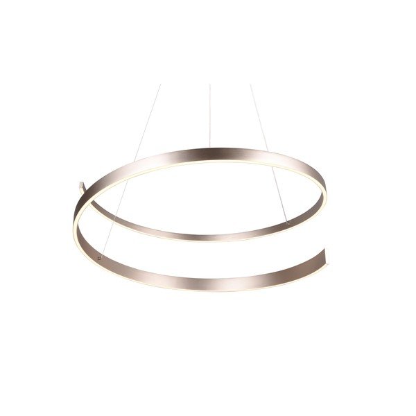 Hall LED rippvalgusti hääljuhtimise/mobiilirakenduse juhtimisega, metallist varjuga ø 75 cm Cinardi - CINQUE-image-4