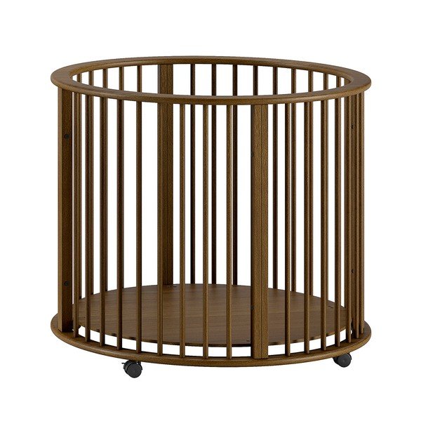 Pruun pöögipuidust mänguaedik 90x90 cm Dino - Vipack