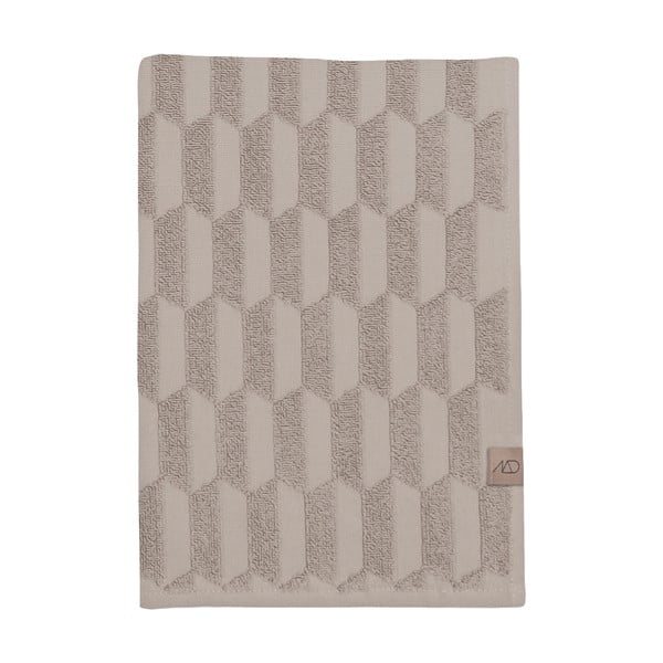Beež puuvillased rätikud 2 tk 35x55 cm komplektis Geo - Mette Ditmer Denmark