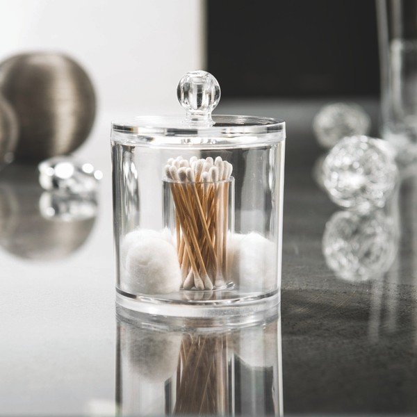 Kosmeetiline korraldaja vatitampoonide jaoks, kõrgus 11 cm - Compactor-image-1