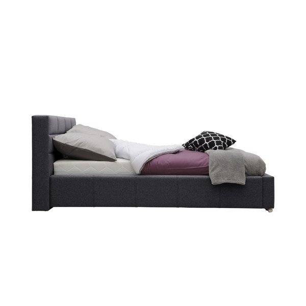 Šedá dvoulůžková postel Mazzini Beds Reve, 140 x 200 cm-image-1