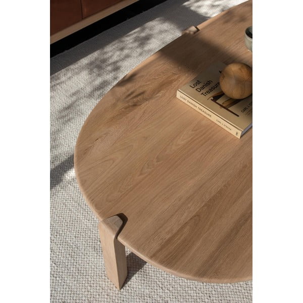 Tammepuidust diivanilaud 100x180 cm Kulin – Gazzda-image-3