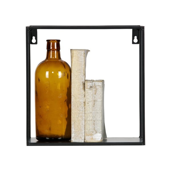 2 musta värvi seinariiulide komplekt Meert - WOOOD-image-1