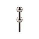 Läikiv must metallvaas (kõrgus 10 cm) Nagel - STOFF Nagel