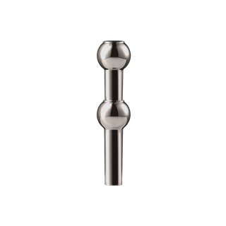 Läikiv must metallvaas (kõrgus 10 cm) Nagel - STOFF Nagel