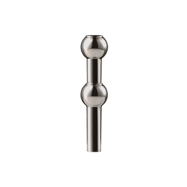 Läikiv must metallvaas (kõrgus 10 cm) Nagel - STOFF Nagel