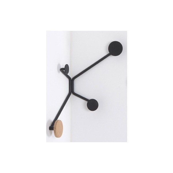 Must nurgapealne seinakinnitus Hook - Gazzda-image-3