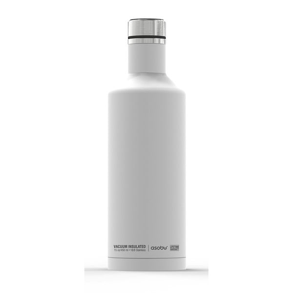 Bílá termolahev Asobu Times Square Travel Bottle, 440 ml