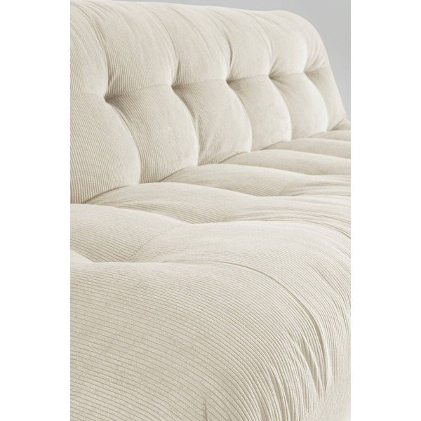 Kreemikas sametist diivan 212 cm Kelso - Jotex-image-4