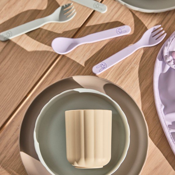 Plastikust laste õhtusöögikomplekt 3 osa Pullo - OYOY Mini-image-1