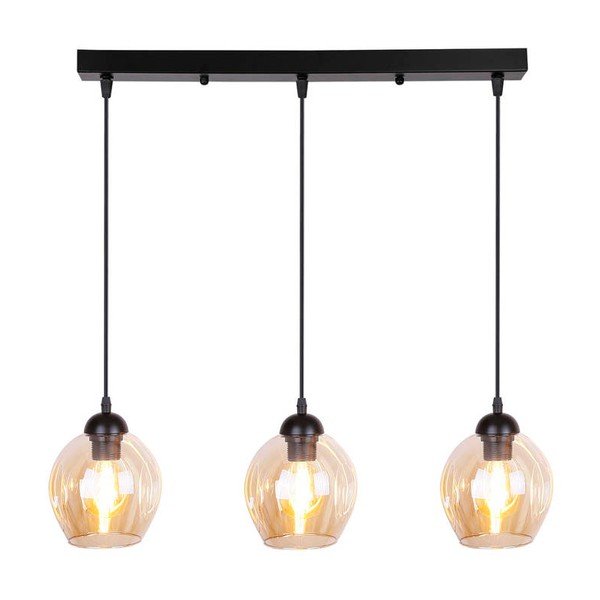 Must rippvalgusti klaasist varju 14x70 cm Aspa - Candellux Lighting-image-2