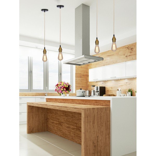 Metallist rippvalgusti kuldset värvi - Candellux Lighting-image-2