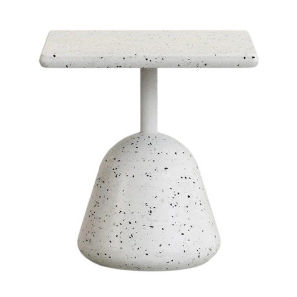 Terrazzo pealispinnaga aiakohvilaud 44x44 cm Saura - Kave Home