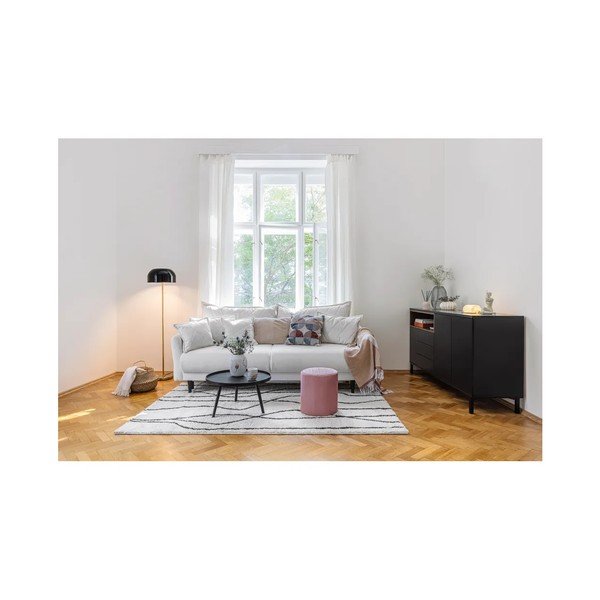 Valge diivanvoodi 215 cm Bjork - Bonami Selection-image-1