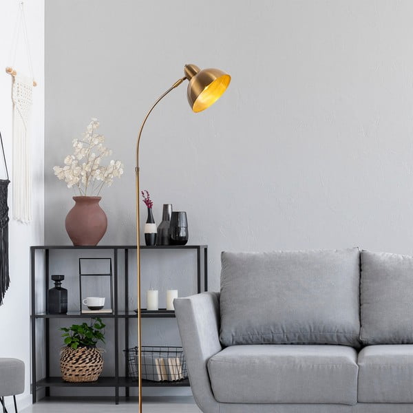 Põrandavalgusti metallist varjuga (kõrgus 162 cm) - Opviq lights-image-1