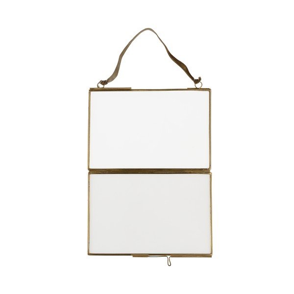 Kuldne metallist seinaraam 15x10 cm - Rex London-image-4