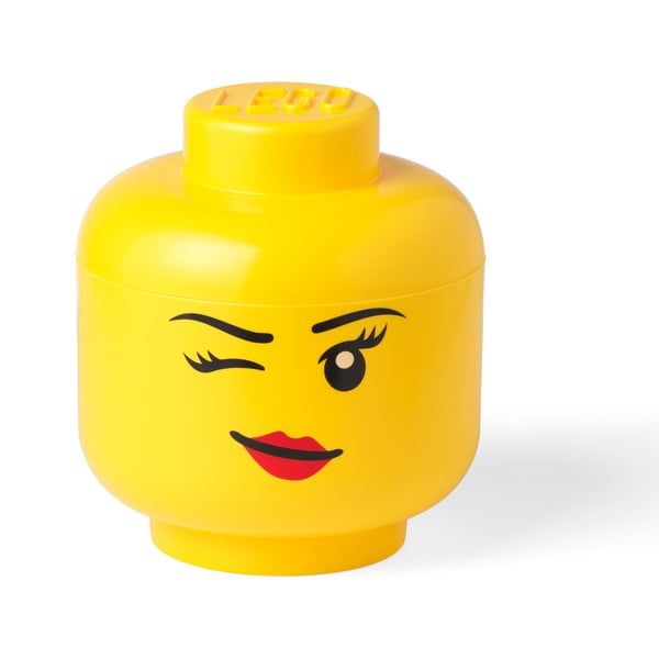 Kollane hoiukarp Winky pea kujul, ⌀ 24,2 cm - LEGO®