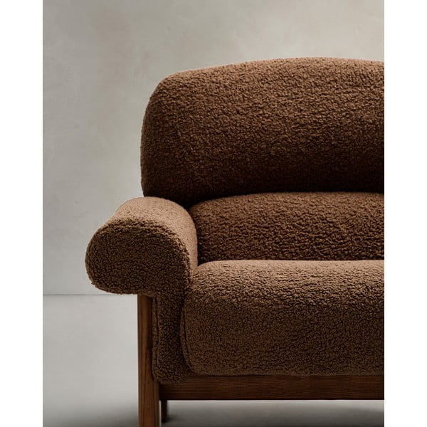 Pruun bukleekangast tugitool Nema - Kave Home-image-4