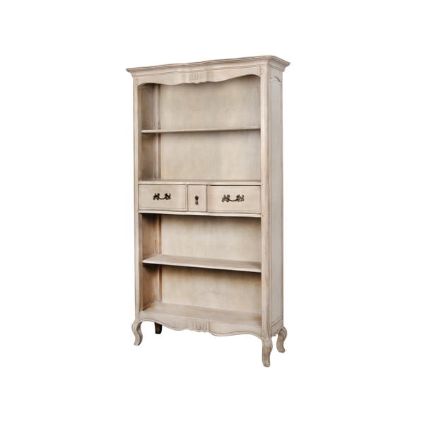 Béžová knihovna z březového dřeva Livin Hill Venezia