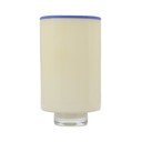 Kreemikas klaasvaas (kõrgus 26 cm) Milo - ONA