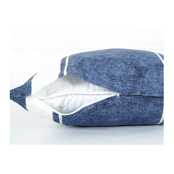 Sinine krepp voodipesu üheinimesevoodile 140x200 cm Blue Line - B.E.S.-image-2