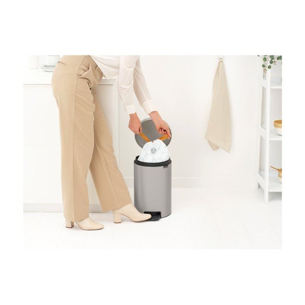 Helehall terasest prügikast 12 l NewIcon - Brabantia-image-3
