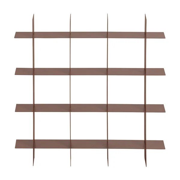 Antiikroosa astmeline metallriiul 60 cm Brik - WOOOD-image-2