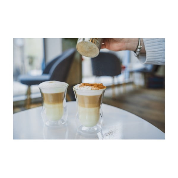 Topeltseinaga klaaskruusid 6tk komplektis 250 ml - Vialli Design-image-3