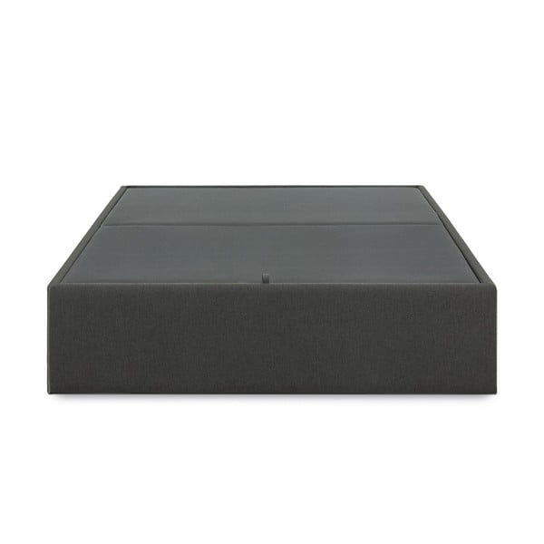 Must polsterdatud üheinimesevoodi koos panipaigaga 140x190 cm Matters - Kave Home