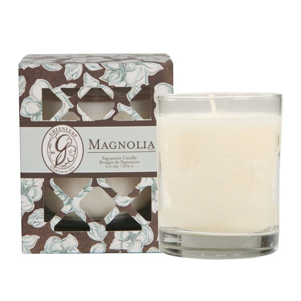 Svíčka s vůní magnolie Greenleaf Signature Magnolia, doba hoření až 80 hodin