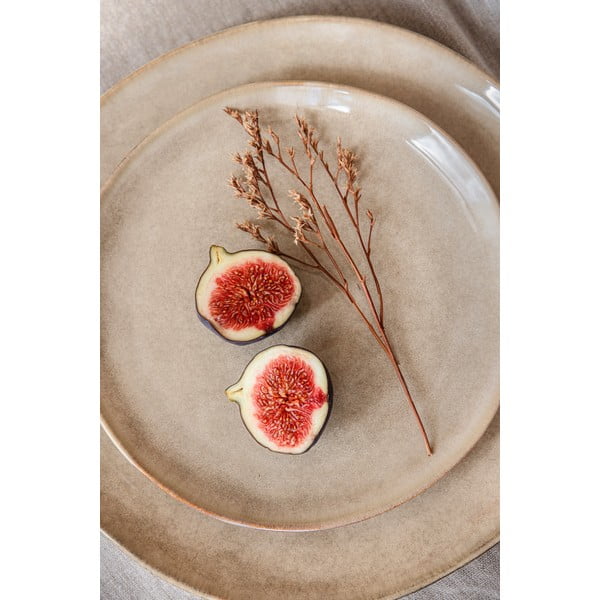 Beež kivikeraamikast õhtusööginõude komplekt 16tk Glosia - Bonami Selection-image-3