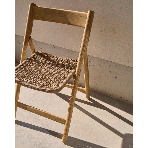 Pruun-puiduvärvi puidust aiatool Dandara - Kave Home-image-2