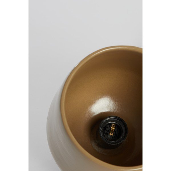 Pruun laevalgusti keraamilise lambivarjundiga ø 18 cm Dena - Light & Living-image-1
