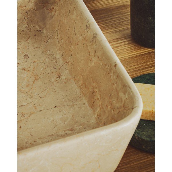 Beež kivist kraanikauss 55x35 cm Darnen - Kave Home-image-2