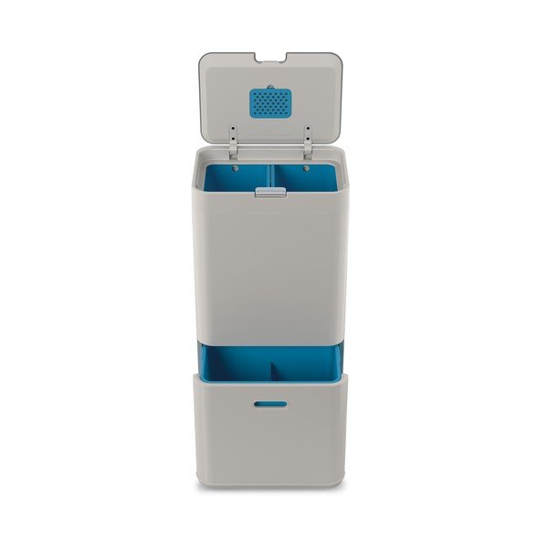 Bílý koš na tříděný odpad Joseph Joseph IntelligentWaste Totem 58-image-3