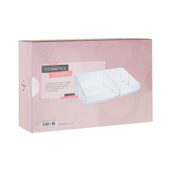 Kosmetický organizér s 9 přihrádkami Premier Housewares Met Clear-image-1