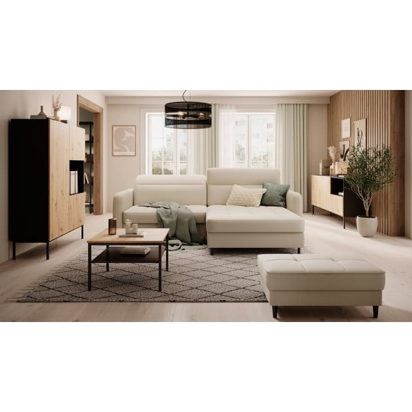 Beež sametist lahtikäiv/sahtliga nurgadiivan (parem nurk/lamamisosaga) Gomsi – ELTAP-image-1